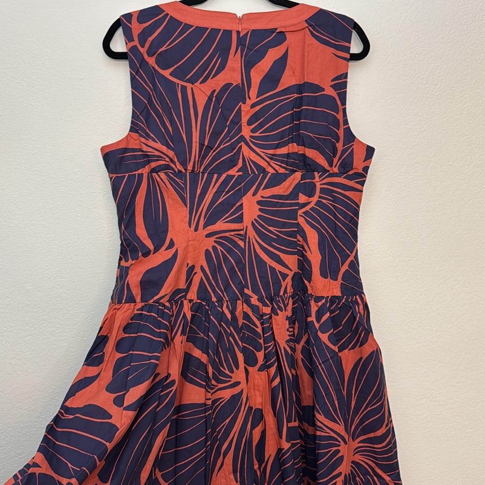 Anthropologie Hutch Indy Sleeveless V-Neck Button-Front Midi Dress size 12 - Picture 11 of 12